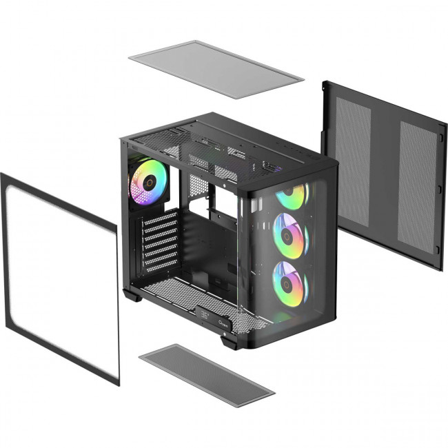 Корпус ПК без блока питания Ocypus Iota-C70-BKD400CD-GL — для бизнеса и офиса