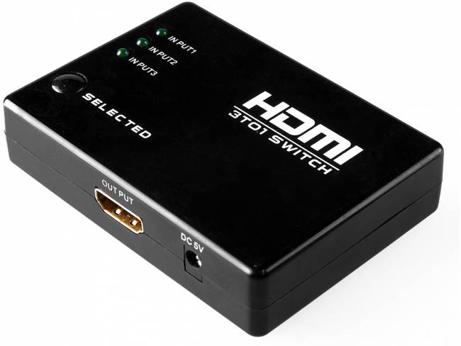 Переключатель HDMI 3 x 1 Greenline, 1080P 60Hz, пульт ДУ, DeepColor, GL-v301 Greenconnect HDMI (f) - 3 x HDMI (f) — для бизнеса и офиса Переключатель HDMI 3 x 1 Greenline, 1080P 60Hz, пульт ДУ, DeepColor, GL-v301 Greenconnect HDMI (f) - 3 x HDMI (f) — для бизнеса и офиса