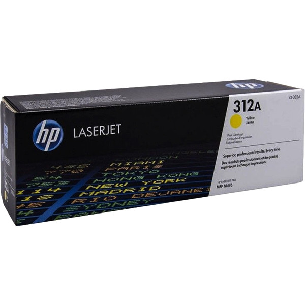 Тонер-картридж HP 312A Yellow Original LaserJet Toner Cartridge (CF382A) — для бизнеса и офиса