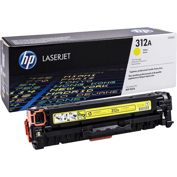 Тонер-картридж HP 312A Yellow Original LaserJet Toner Cartridge (CF382A) — для бизнеса и офиса