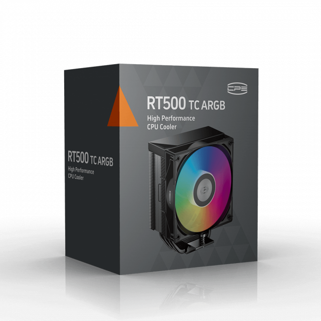Кулер для процессора PCCooler CPU Cooler RT500 TC ARGB BK BLACK — для бизнеса и офиса Кулер для процессора PCCooler CPU Cooler RT500 TC ARGB BK BLACK — для бизнеса и офиса