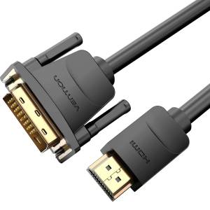 Кабель Vention HDMI 19M/DVI-D Dual link 25M - 2 м. Кабель Vention HDMI M/DVI-D M (ABFBH)