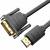 Кабель Vention HDMI 19M/DVI-D Dual link 25M - 2 м. Кабель Vention HDMI M/DVI-D M (ABFBH) — для бизнеса и офиса