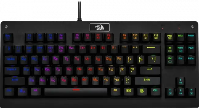 Redragon Механическая клавиатура Dark Avenger 2 RU,RGB подсветка,компактная Defender 70770 — для бизнеса и офиса Redragon Механическая клавиатура Dark Avenger 2 RU,RGB подсветка,компактная Defender 70770 — для бизнеса и офиса
