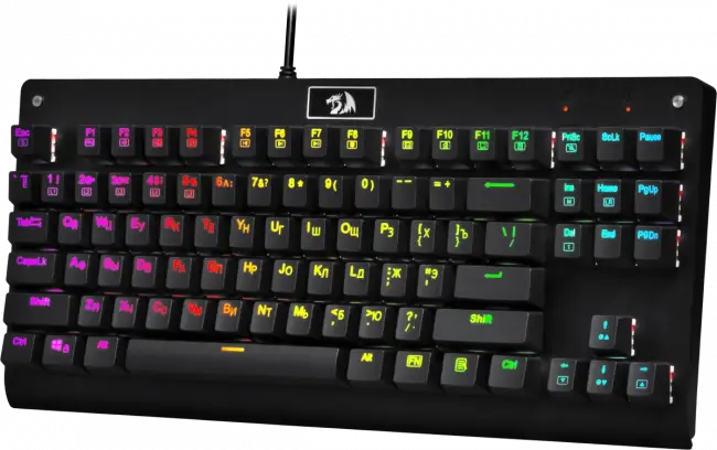 Redragon Механическая клавиатура Dark Avenger 2 RU,RGB подсветка,компактная Defender 70770 — для бизнеса и офиса Redragon Механическая клавиатура Dark Avenger 2 RU,RGB подсветка,компактная Defender 70770 — для бизнеса и офиса