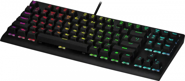 Redragon Механическая клавиатура Dark Avenger 2 RU,RGB подсветка,компактная Defender 70770 — для бизнеса и офиса Redragon Механическая клавиатура Dark Avenger 2 RU,RGB подсветка,компактная Defender 70770 — для бизнеса и офиса