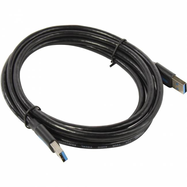 Кабель Vention USB 3.0 AM/AM - 2м Кабель Vention USB 3.0 AM/AM - 2 м (CONBH) — для бизнеса и офиса