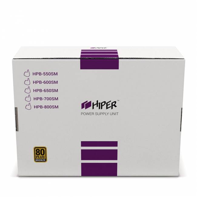 блок питания для ПК 700 Ватт HIPER HPB-700SM — для бизнеса и офиса блок питания для ПК 700 Ватт HIPER HPB-700SM — для бизнеса и офиса