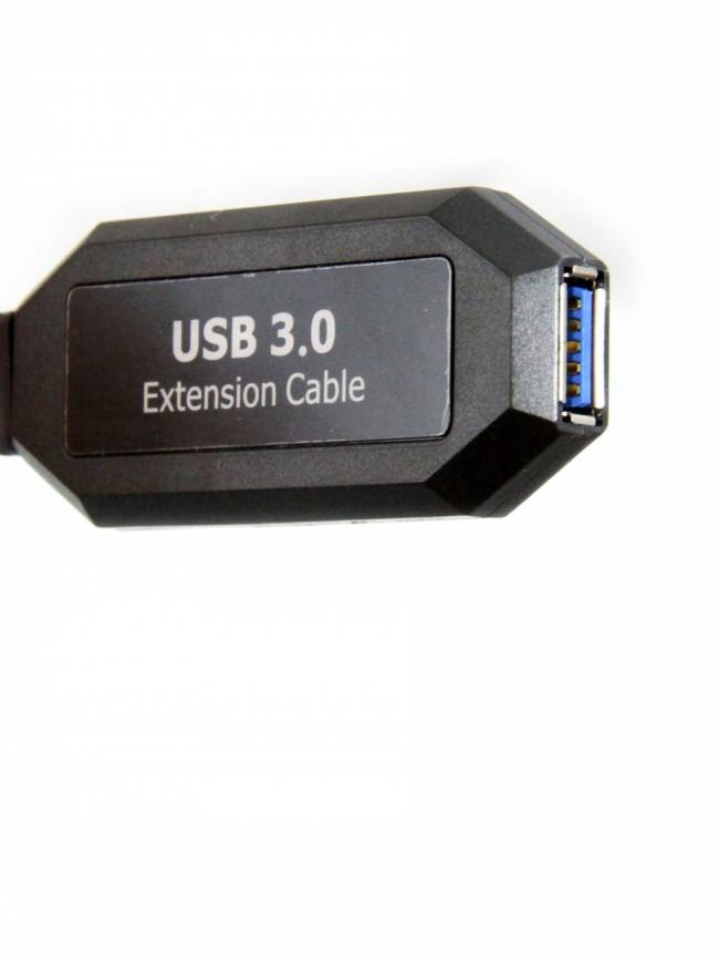 Кабель-адаптер USB3.0-repeater, удлинительный активный <Am-->Af> 10м VCOM <CU827> VCOM USB 2.0 Type-AM - USB 2.0 Type-AF 10м — для бизнеса и офиса