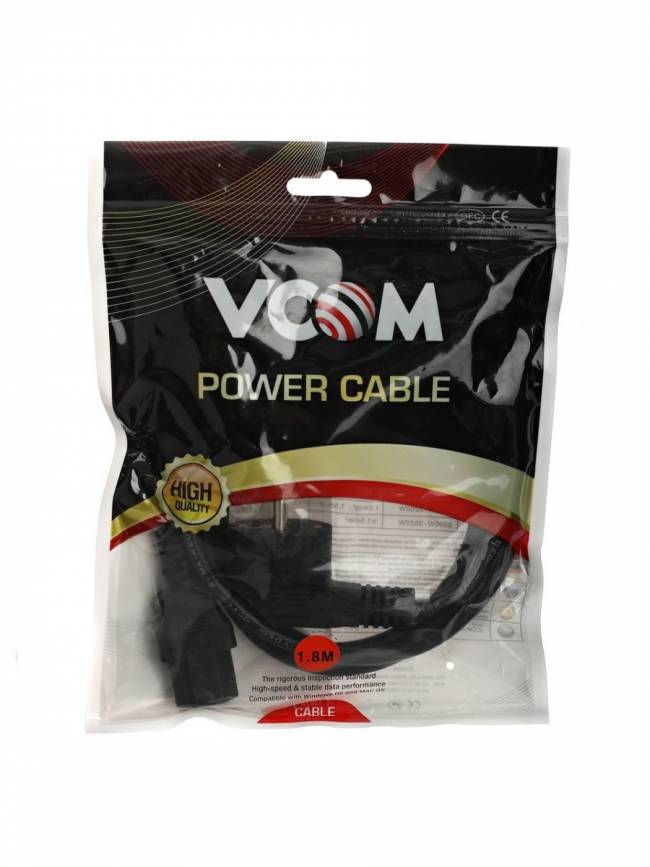 Кабель компьютер --> розетка 220V ( угловая Евровилка) <VDE> 3G*0,75mm2 VCOM <CE021-CU0.75-1.8> 1,8м VCOM CE021-CU0.75-1.8M — для бизнеса и офиса Кабель компьютер --> розетка 220V ( угловая Евровилка) <VDE> 3G*0,75mm2 VCOM <CE021-CU0.75-1.8> 1,8м VCOM CE021-CU0.75-1.8M — для бизнеса и офиса