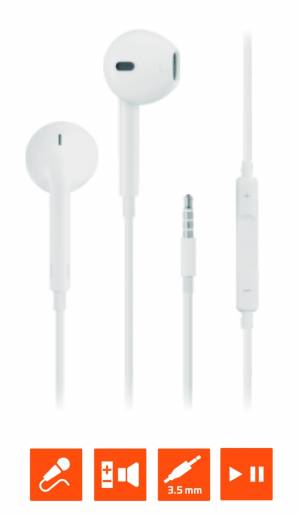 Наушники вставные GoPower GPHP05 белый GoPower GPHP05