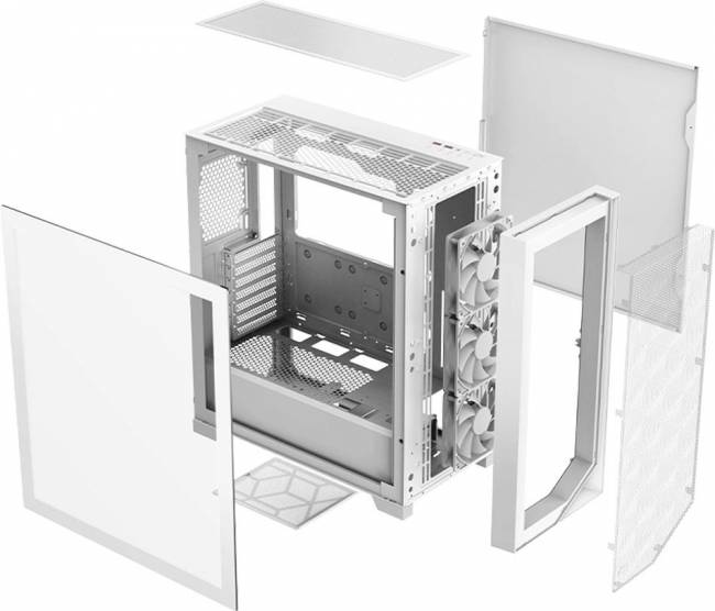 Корпус PcCooler C3D510-WHP3-GL — для бизнеса и офиса Корпус PcCooler C3D510-WHP3-GL — для бизнеса и офиса