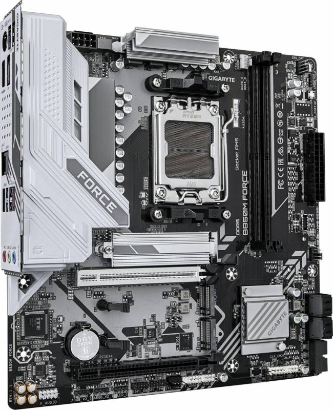 Материнская плата Gigabyte B850M FORCE — для бизнеса и офиса Материнская плата Gigabyte B850M FORCE — для бизнеса и офиса