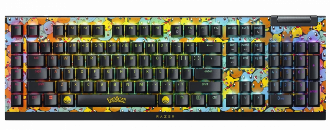 Игровая клавиатура Razer BlackWidow V4 X (Green Switch) - Pokemon Kanto Starters Ed. - US Layout Razer RZ03-04704200-R3M1 — для бизнеса и офиса Игровая клавиатура Razer BlackWidow V4 X (Green Switch) - Pokemon Kanto Starters Ed. - US Layout Razer RZ03-04704200-R3M1 — для бизнеса и офиса