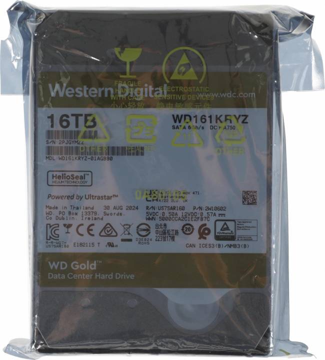 Жесткий диск WD WD161KRYZ — для бизнеса и офиса Жесткий диск WD WD161KRYZ — для бизнеса и офиса