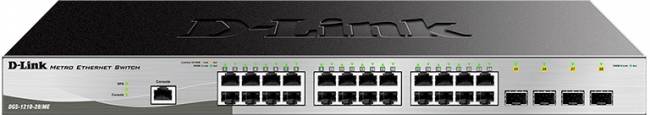 Коммутатор D-Link DGS-1210-28/ME/B2A — для бизнеса и офиса Коммутатор D-Link DGS-1210-28/ME/B2A — для бизнеса и офиса