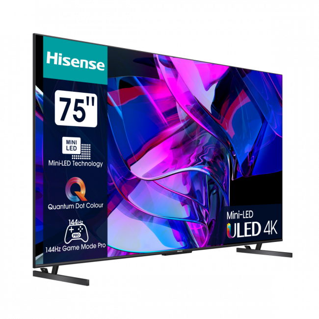 Телевизор ЖК 75'' Hisense Hisense 75U7KQ — для бизнеса и офиса Телевизор ЖК 75'' Hisense Hisense 75U7KQ — для бизнеса и офиса