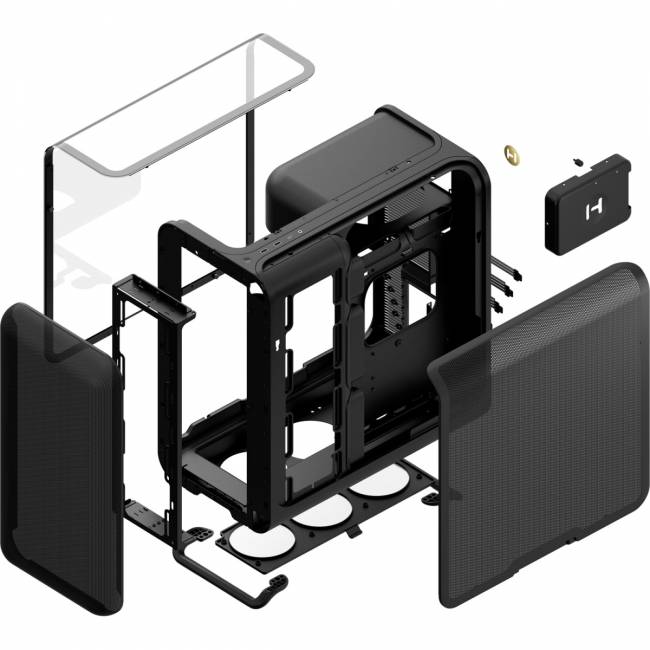 Корпус без блока питания HYTE X50 (CS-HYTE-X50G-BB) — для бизнеса и офиса Корпус без блока питания HYTE X50 (CS-HYTE-X50G-BB) — для бизнеса и офиса