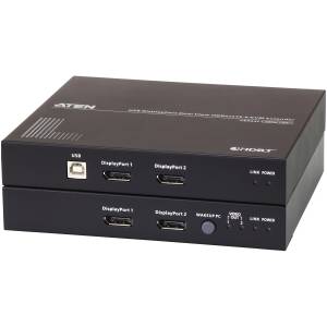 USB, Двойдной DisplayPort, КВМ-удлинитель с поддержкой HDBaseT™ 2.0 (4K@100 м)/ATEN ATEN CE924