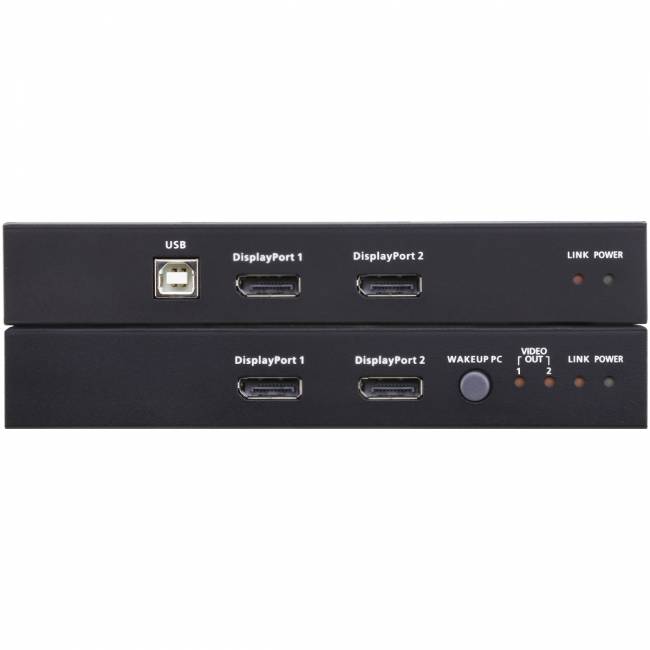USB, Двойдной DisplayPort, КВМ-удлинитель с поддержкой HDBaseT™ 2.0 (4K@100 м)/ATEN ATEN CE924 — для бизнеса и офиса