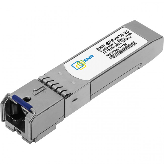 Модуль SNR SNR-SFP-W35-20-LC — для бизнеса и офиса