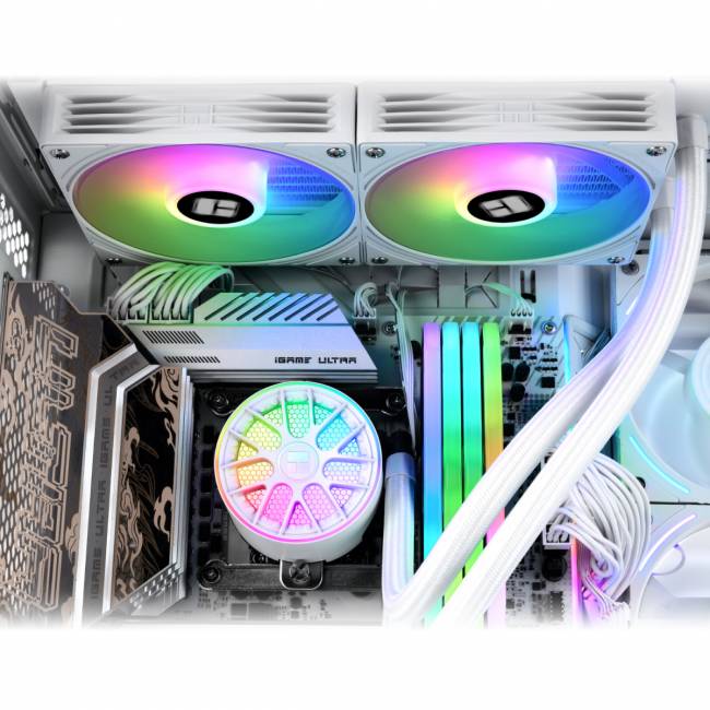 Система жидкостного охлаждения Thermalright Aqua Elite 240 V6 White — для бизнеса и офиса