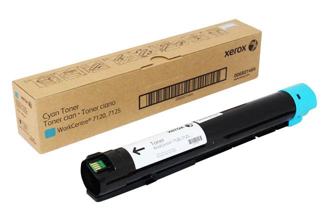 Тонер-картридж Xerox WC 7120/7125/7220/7225, 15К (O) голубой  006R01464 — для бизнеса и офиса