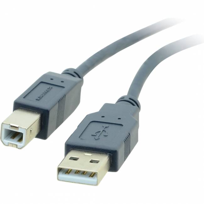Кабель USB-A 2.0 вилка- USB-B вилка, 3 м Kramer C-USB/AB-10 — для бизнеса и офиса Кабель USB-A 2.0 вилка- USB-B вилка, 3 м Kramer C-USB/AB-10 — для бизнеса и офиса