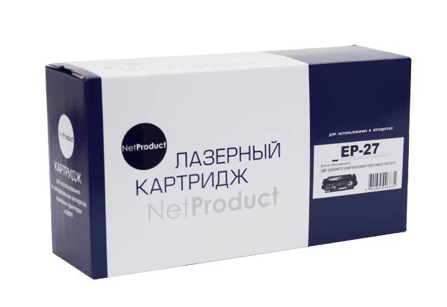 Картридж NetProduct (N-EP-27) для Canon MF 3110/3228/3240/LBP3200, 2,5K — для бизнеса и офиса Картридж NetProduct (N-EP-27) для Canon MF 3110/3228/3240/LBP3200, 2,5K — для бизнеса и офиса