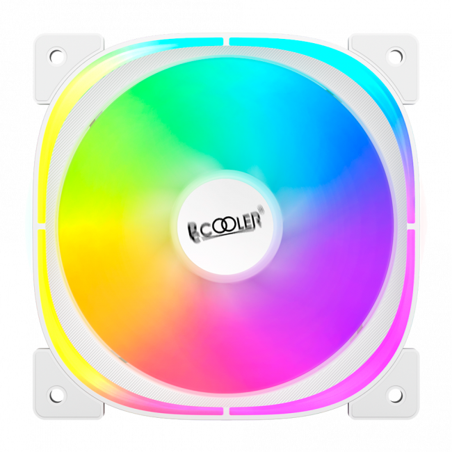 Кулер для корпуса PCCooler EF120 ARGB WH — для бизнеса и офиса