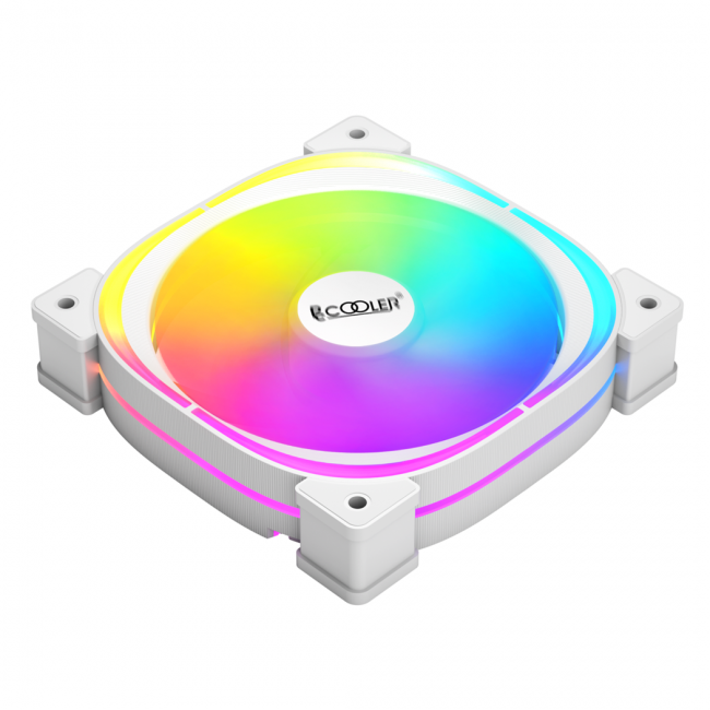 Кулер для корпуса PCCooler EF120 ARGB WH — для бизнеса и офиса