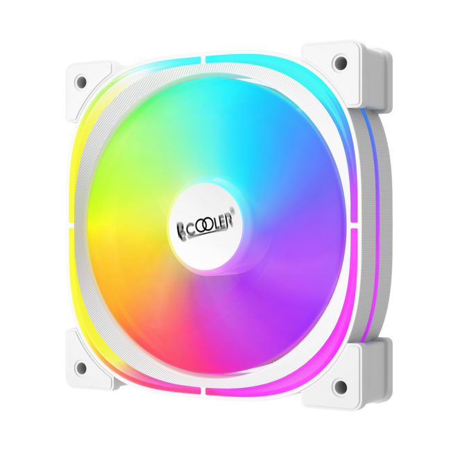 Кулер для корпуса PCCooler EF120 ARGB WH — для бизнеса и офиса