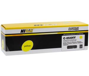 Картридж Hi-Black (HB-№054H Y) для Canon i-SENSYS LBP621Cw/622/623/ imageCLASS MF642Cdw, Y, 2,3K Картридж Hi-Black (HB-№054H Y) для Canon i-SENSYS LBP621Cw/622/623/ imageCLASS MF642Cdw, Y, 2,3K