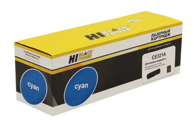 Картридж Hi-Black (HB-CE321A) для HP CLJ Pro CP1525/CM1415, № 128A, C, 1,3K — для бизнеса и офиса Картридж Hi-Black (HB-CE321A) для HP CLJ Pro CP1525/CM1415, № 128A, C, 1,3K — для бизнеса и офиса