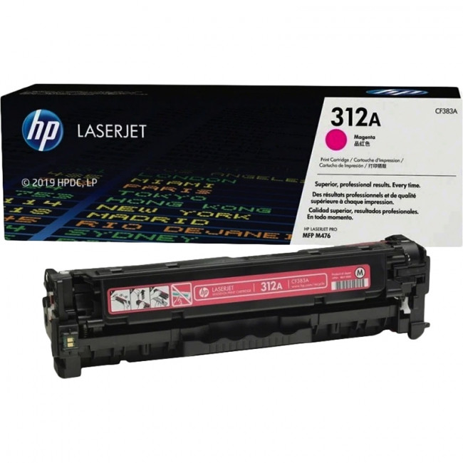 Тонер-картридж HP 312A Magenta Original LaserJet Toner Cartridge (CF383A) — для бизнеса и офиса