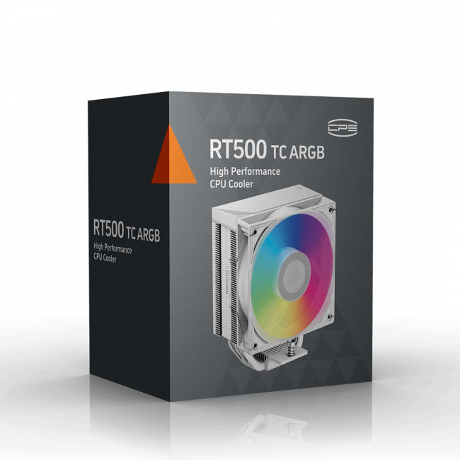Кулер для процессора PCCooler CPU Cooler RT500 TC ARGB WH WHITE — для бизнеса и офиса Кулер для процессора PCCooler CPU Cooler RT500 TC ARGB WH WHITE — для бизнеса и офиса