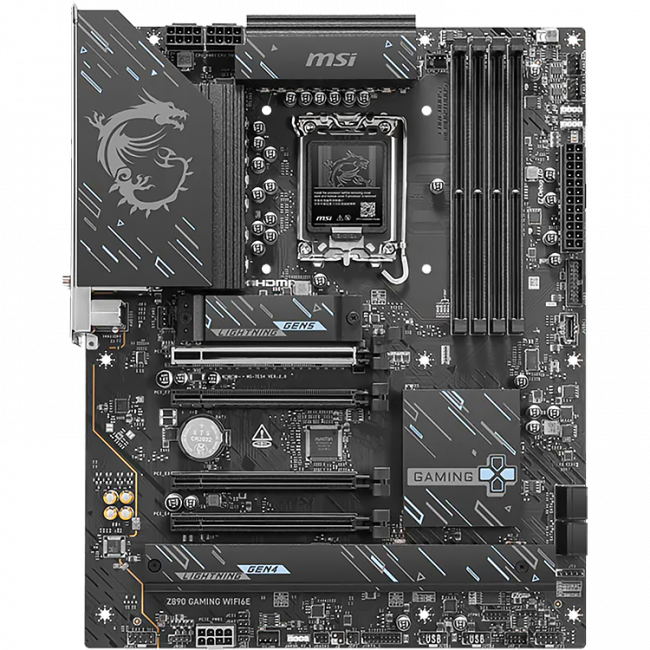 Материнская плата MSI Z890 GAMING WIFI6E — для бизнеса и офиса Материнская плата MSI Z890 GAMING WIFI6E — для бизнеса и офиса