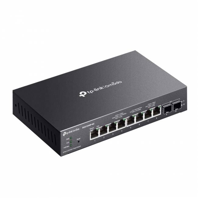 Коммутатор TP-Link SG2210XMP-M2 — для бизнеса и офиса Коммутатор TP-Link SG2210XMP-M2 — для бизнеса и офиса