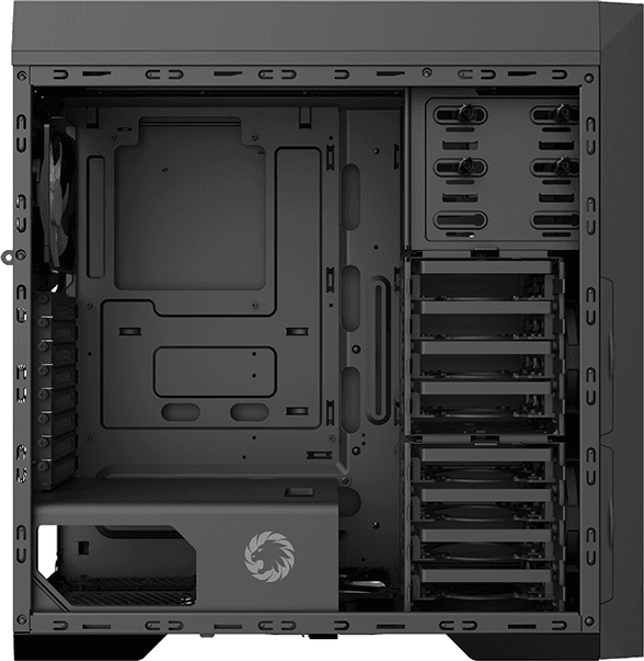 Компьютерный корпус E-ATX, без блока питания GameMax TiTan Silent — для бизнеса и офиса Компьютерный корпус E-ATX, без блока питания GameMax TiTan Silent — для бизнеса и офиса