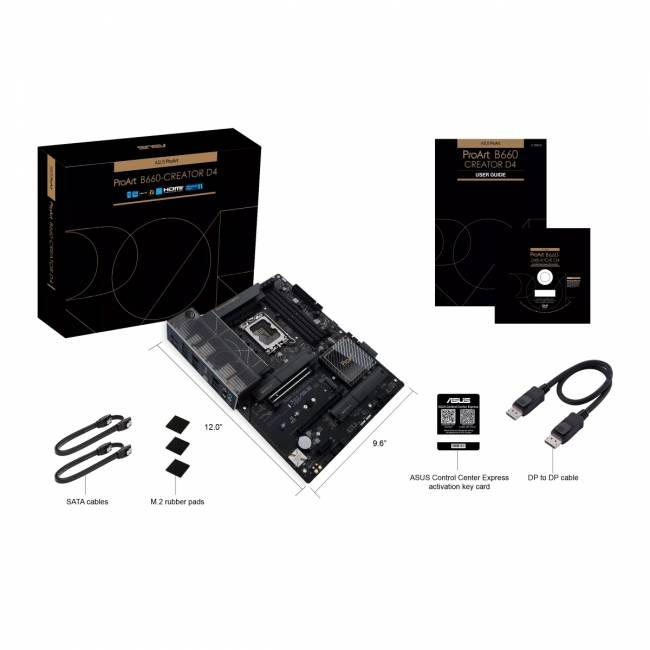 Материнская плата Материнская плата ASUS PROART B660-CREATOR D4 (90MB19F0-M1EAY0) — для бизнеса и офиса Материнская плата Материнская плата ASUS PROART B660-CREATOR D4 (90MB19F0-M1EAY0) — для бизнеса и офиса