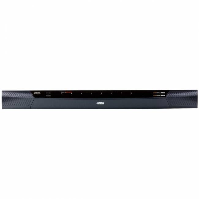 Переключатель, электрон., KVM, 1 local user PS2/USB+VGA+ IP user => 8 cpu (PS2/USB/Sun+VGA)/RS232, без шнуров и адаптеров, 1900x1200, 1U 19", исп.адаптеры и UTP, OSD, каскад 128, (двойное питание;поддержка технол. шифр.) ATEN KN1108VA — для бизнеса и офиса Переключатель, электрон., KVM, 1 local user PS2/USB+VGA+ IP user => 8 cpu (PS2/USB/Sun+VGA)/RS232, без шнуров и адаптеров, 1900x1200, 1U 19", исп.адаптеры и UTP, OSD, каскад 128, (двойное питание;поддержка технол. шифр.) ATEN KN1108VA — для бизнеса и офиса