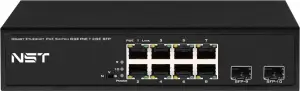 PoE коммутатор Fast Ethernet NST NS-SW-8G2G-P