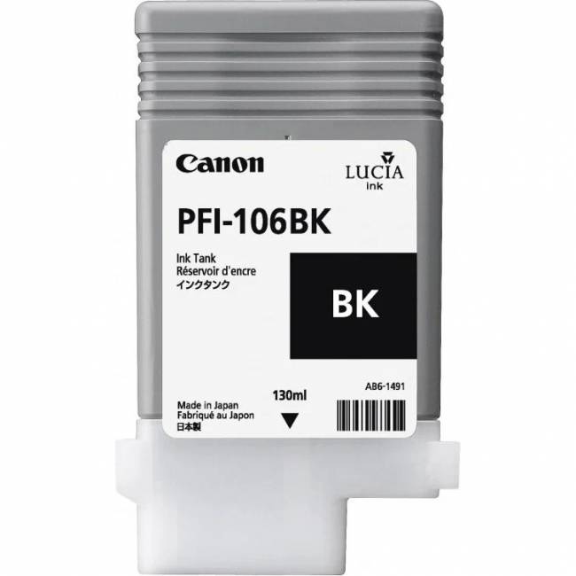 Картридж Canon PFI-106BK (6621B001) — для бизнеса и офиса Картридж Canon PFI-106BK (6621B001) — для бизнеса и офиса