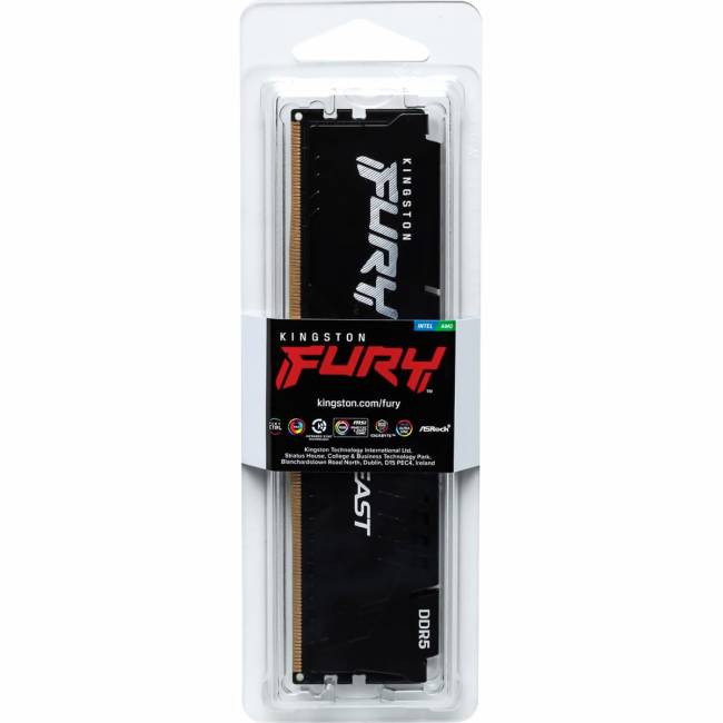 Память оперативная Kingston FURY Beast KF560C30BBE-32 — для бизнеса и офиса Память оперативная Kingston FURY Beast KF560C30BBE-32 — для бизнеса и офиса