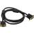 Кабель Vention DVI-I Dual link 24+5M/VGA 15M с ферритовым фильтром - 1.5м. Кабель Vention DVI-I(m)/VGA(m) - 1.5 м (EACBG) — для бизнеса и офиса
