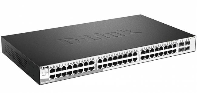 Сетевой коммутатор D-Link DGS-1210-52/ME/A1A — для бизнеса и офиса Сетевой коммутатор D-Link DGS-1210-52/ME/A1A — для бизнеса и офиса