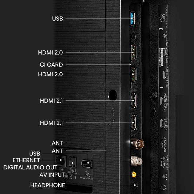 Телевизор Mini LED 75'' Hisense Hisense 75U8KQ — для бизнеса и офиса