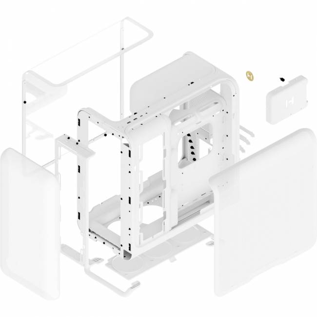 Корпус без блока питания HYTE X50 (CS-HYTE-X50G-WW) — для бизнеса и офиса Корпус без блока питания HYTE X50 (CS-HYTE-X50G-WW) — для бизнеса и офиса