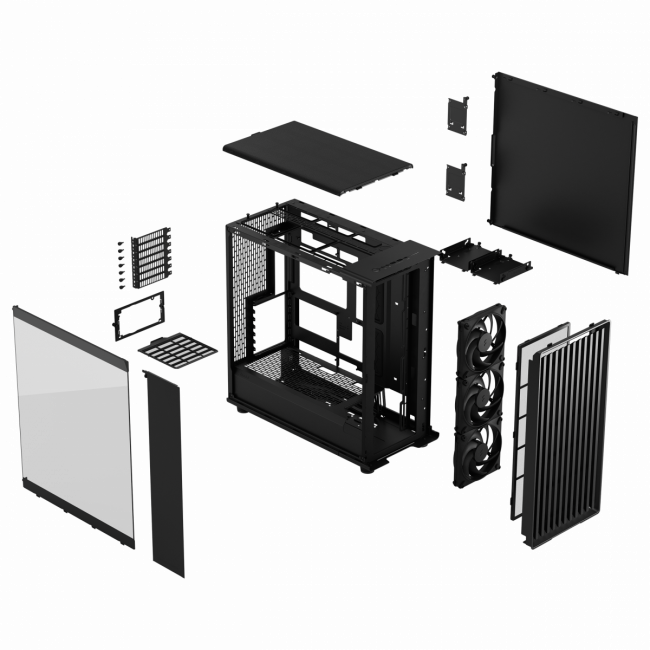 Корпус ПК без блока питания Fractal Design North XL Momentum Edition Black — для бизнеса и офиса