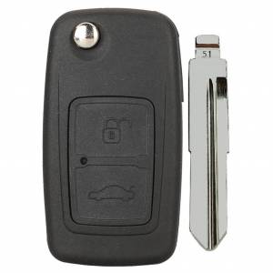 Корпус выкидного ключа CHERY 2 кнопки VO-VBP VO9P, с лого